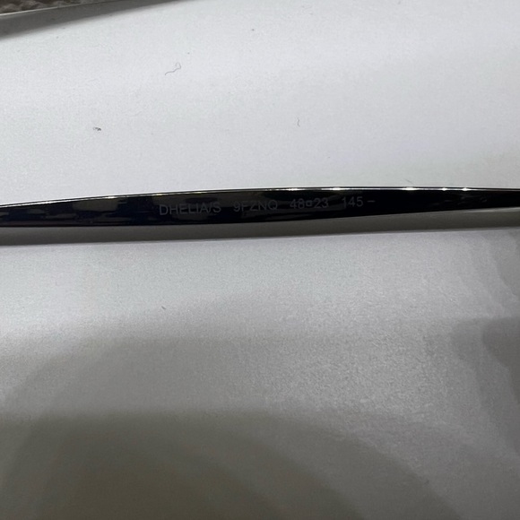 Jimmy Choo - Dhelia - Nude and Palladium Metal Sunglasses - Picture 3 of 4